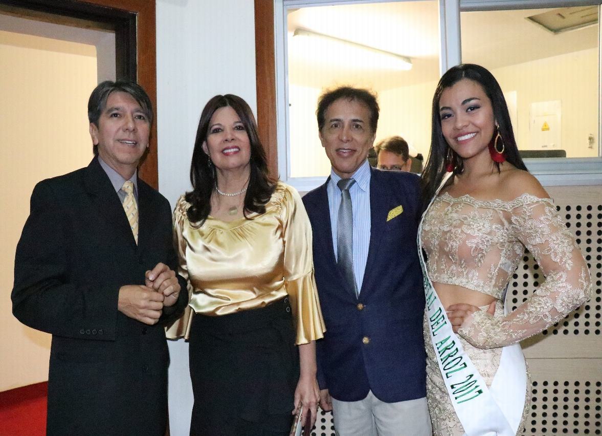 Gerardo Meneses, la Representante a la Cámara, Flora Perdomo; Eduardo Varón y Alejandra Bermúdez.